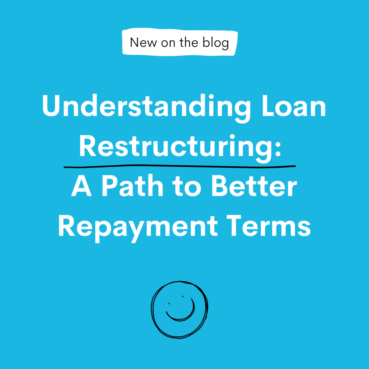 A path to better repayment terms.